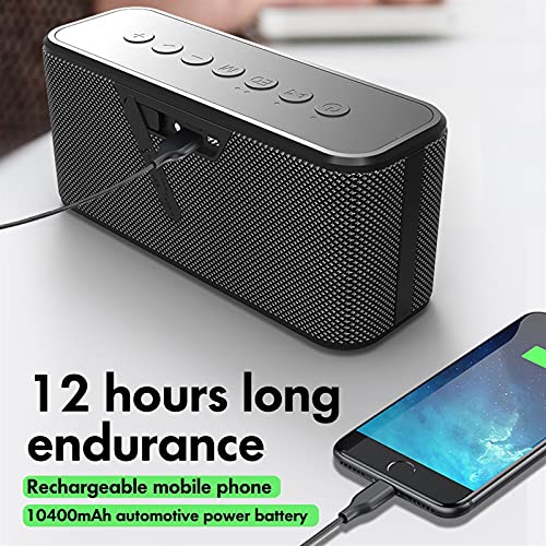 Luidspreker 80W High-Power Luidspreker 3 Hoorns Draagbare Bluetooth 5.0 Draadloze Super Bass Sound Column TWSC Subwoofer IPX5 Boombox (Color : X8-PLUS-BLUE, Set Type : Speaker) - Image 6