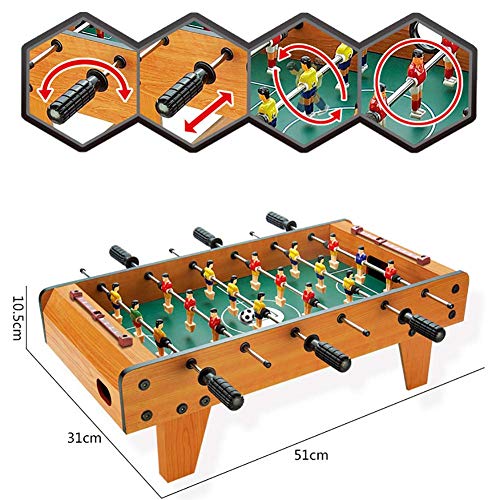 KHYTEBV Tragbarer Tischfußballtisch mit ABS-Griffen, Mini-Fußballtisch für Kinder, lustiges Tischfußballspiel für die Freizeitunterhaltung der Familie – Bild 3