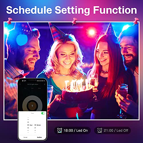 TASMOR Lampadina LED Smart WiFi GU10, Lampadine