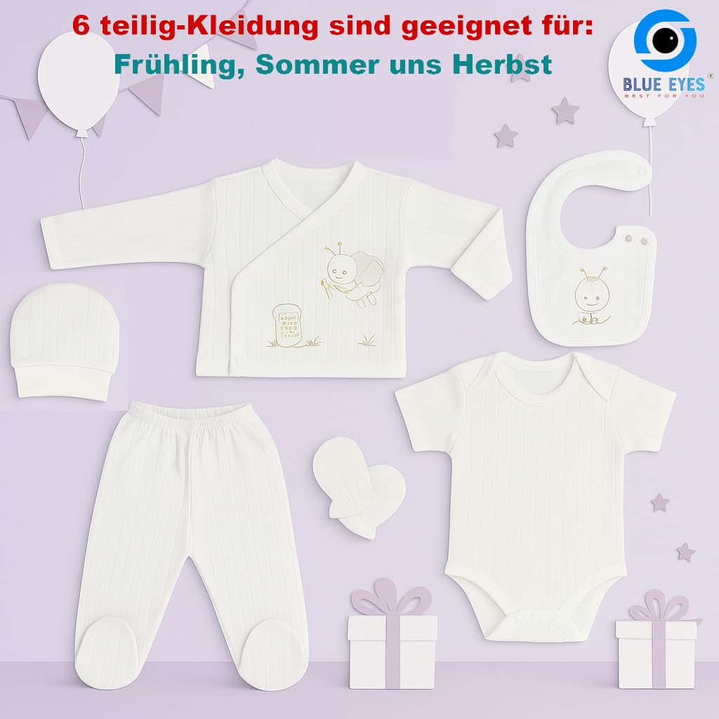 Blue Eyes Juego de toallas de baño para recién nacidos, 100 % algodón natural, equipamiento inicial, unisex, juego de regalo, toalla de baño para bebés de 0 a 4 meses, con etiqueta de regalo (juego de