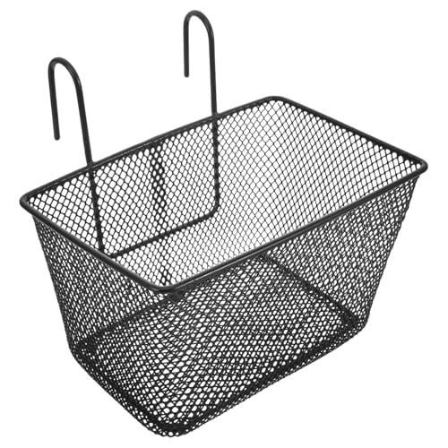 Panier de vélo en métal avec crochets amovibles pour la randonnée
