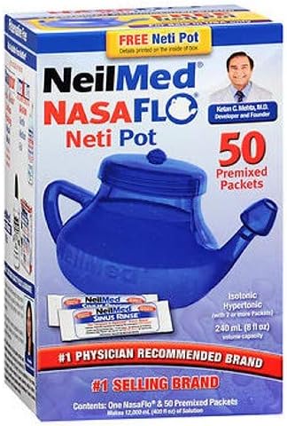 Neilmed Nasaflo Neti Pot Size 50ct