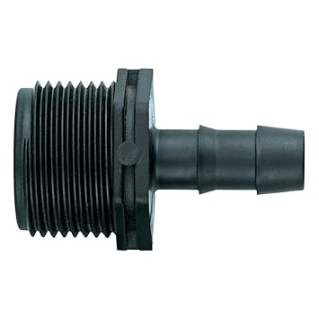 Jain Irrigation TAO1634 Poly Barbed Threaded Adapter Fitting (Pack of 200 Pcs)