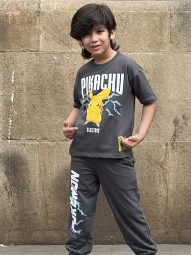 Image of Nap Chief Kids Unisex Cotton Official Characters Printed Co ord Set for Boys & Girls, Tshirt & Joggers Set for Casual Wear