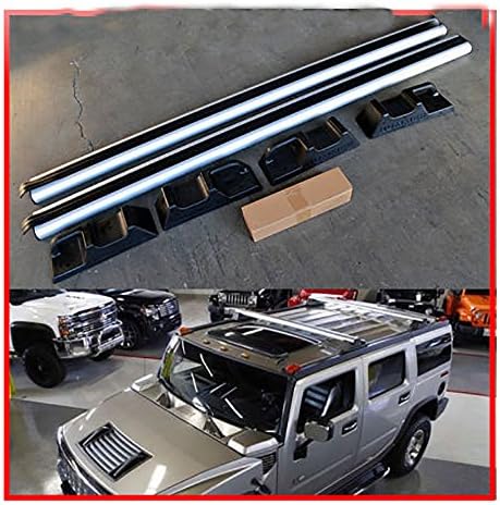 MGPRO 1 Pair Silver Aluminum Mount Onto the Rooftop Roof Rack CrossBars Top Rail Carries Luggage Carrier A0055
