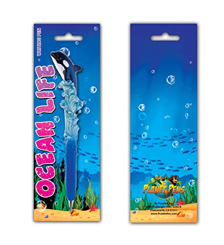 Planet Pens Killer Whale Novelty Pen - Cute Fun And Unique Kids And Adults Ballpoint Pen Colorful Sea Life Writing Pen Instrument For School And Office Desk Decor #TOP3
