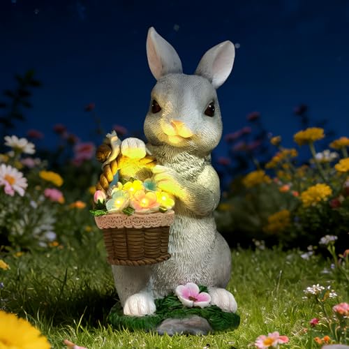 Cadeau de crémaillère original avec cette statue de lapin de jardin - 6