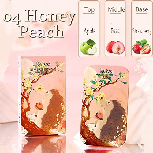 Grospe 4Pcs Solid Balm Sets Solid Perfume Portable Pocket Balm Perfume Perfect For Travel Use Natural Fragrance Perfume For Men And Women #TOP5