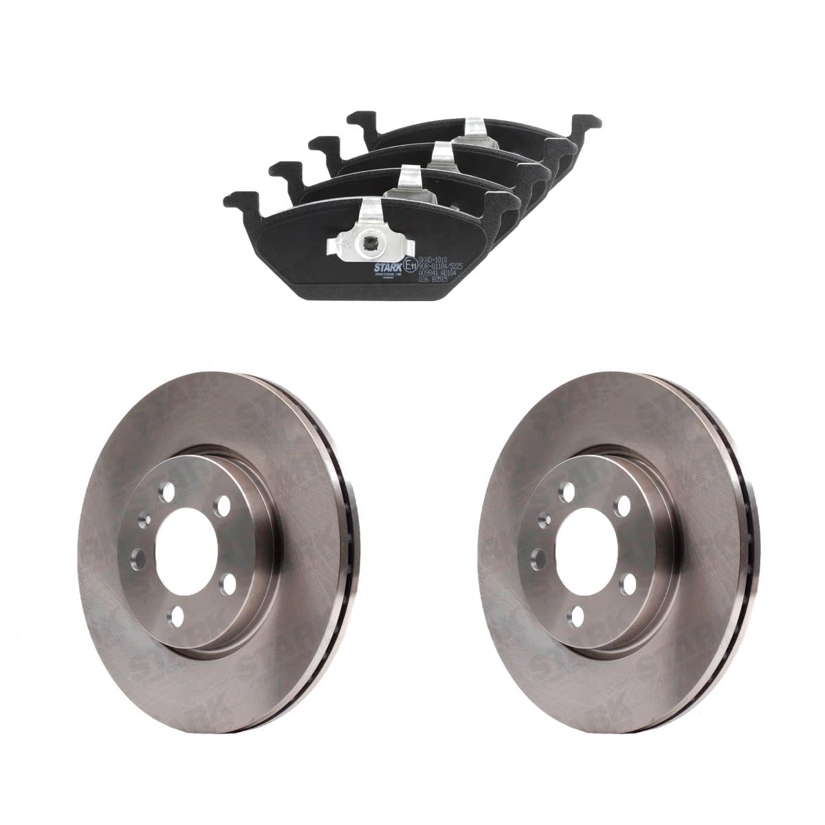 STARK Bremsen Set Vorne 276mm Bremsscheiben und Beläge Komplett