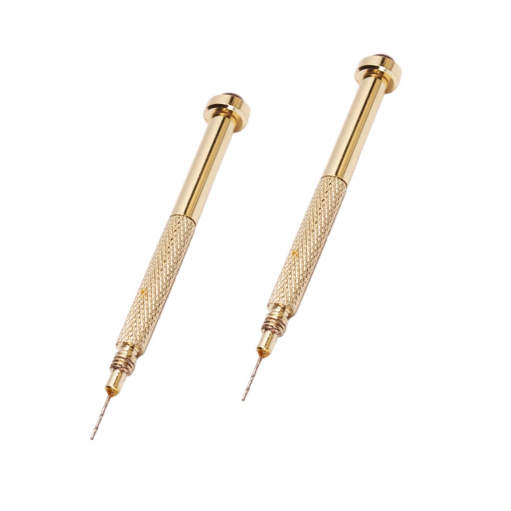 2pcs Nail Art Tips Hand Drill Dangle Pierce Nail Art Gel Acrylic Tips Tool