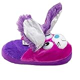Stompeez Bunny Slippers With Personality! Purple / Pink, Large Size 2.5-6
