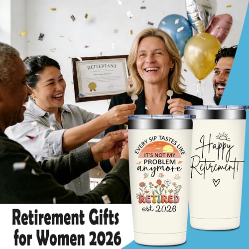 Grifarny Retirement Gift for Woman 2026 - Retirement Tumbler Cup 20 oz by Grifarny - Image 2