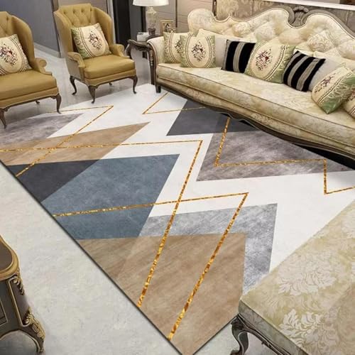 Tapis de salon moderne antidérapant et tapis décoratif - 2