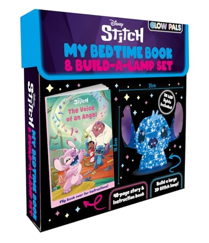 Disney Stitch: Glow Pals My Bedtime Book & Build-A-Lamp Set