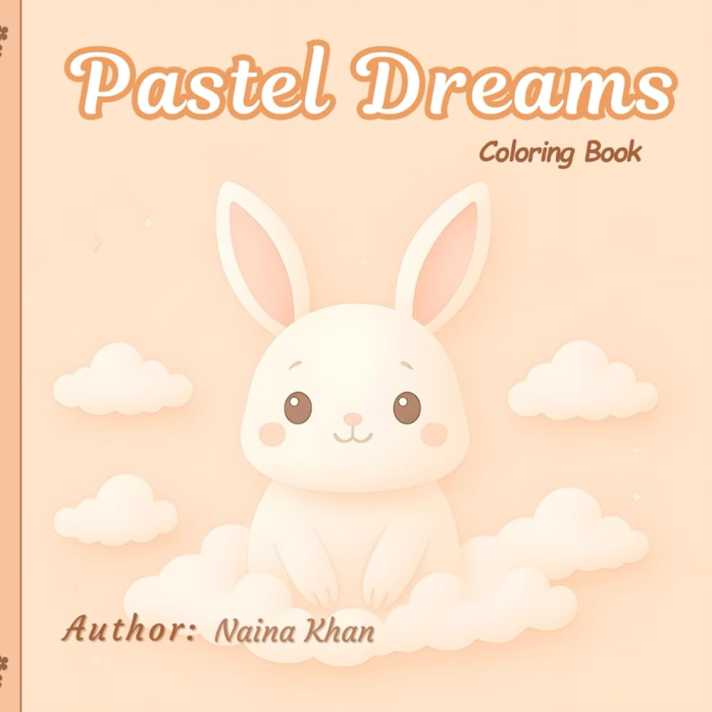 Pastel Dreams Kawaii Coloring Book: Cute & Relaxing Kawaii Animals for Kids, Teens, and Adults | Stress Relief, Fun, and Creativity Inside!