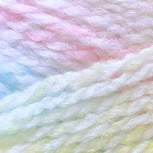 James Brett Baby Marble DK Knitting Yarn Soft Double Knit Wool 100g Ball (Blues & Pink - BM35)