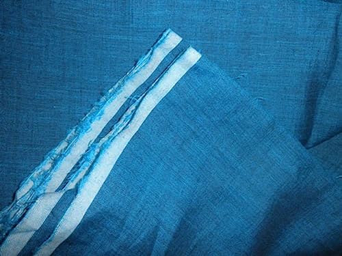 Tissu en lin bicolore anti plissement pour creation textile originale