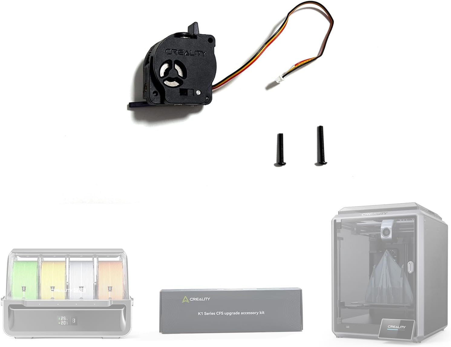 Creality Extrusion Kit for K1 Series CFS Upgrade Kit - Original Replacement Extruder, Multicolor 3D Printer Accessories