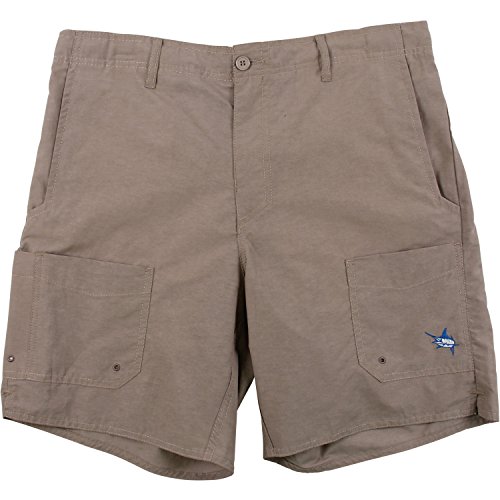 Guy Harvey Low Tide Men's 6 Pocket Shorts (X-Large, Khaki)