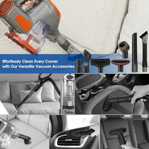 Image of Alrens 7Pcs Vacuum Attachments for Shark Rotator NV752 NV751 NV650 NV680 NV800 and Rocket HV300 HV320 Vacuum Cleaner, 2 in 1 Crevice Tool & Vacuum Brush Attachment & Accessories