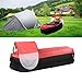 SPYMINNPOO Inflatable Lounger, Outdoor Air Sofa Inflatable Couch Easy Setup Portable Beach Chair with Travel Bag for Camping Hiking (Black Plus Red)