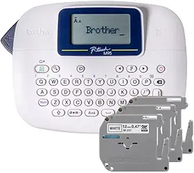 ROTULADOR ELETRONICO BRANCO PTM95 COM 3 FITAS