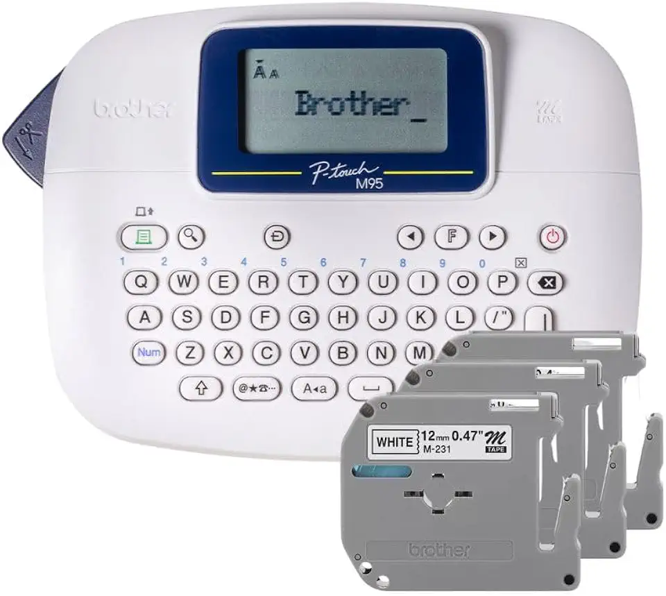 ROTULADOR ELETRONICO BRANCO PTM95 COM 3 FITAS