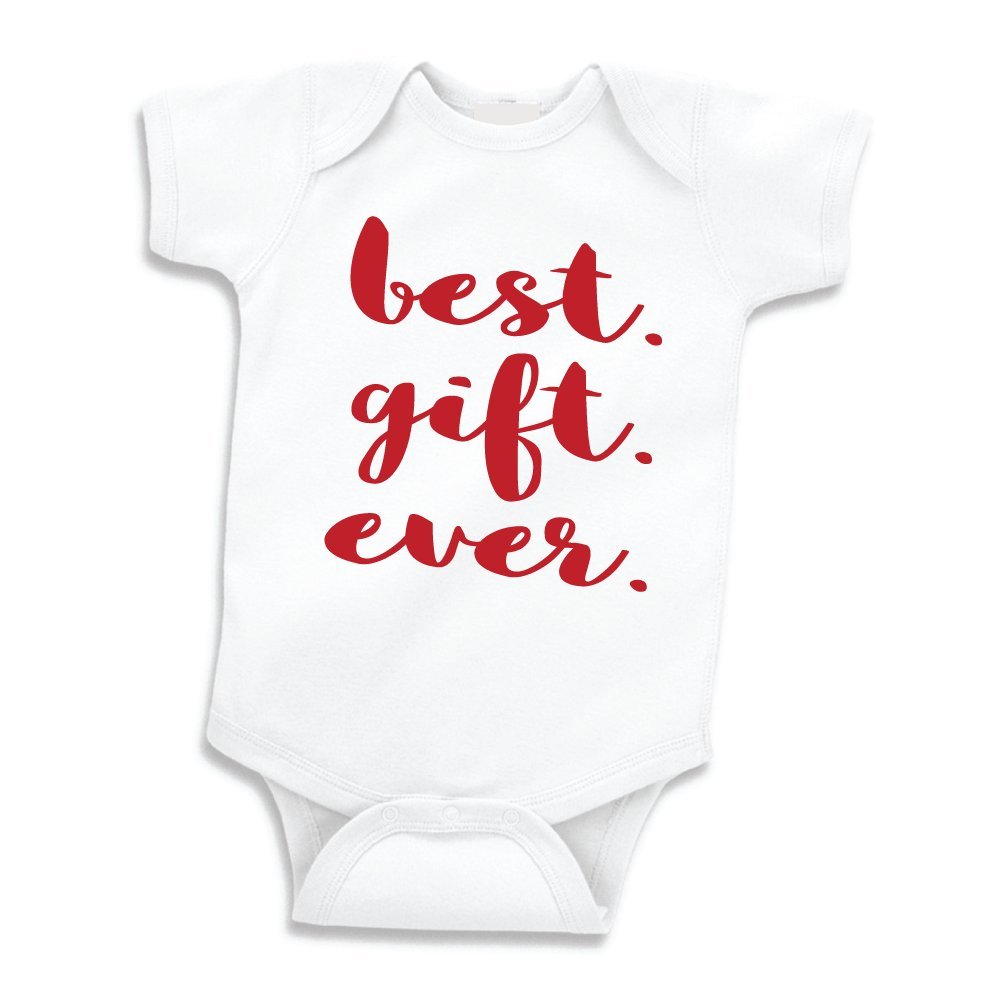 Bump and Beyond Designs First Christmas Outfit Boy or Girl First Christmas Bodysuit