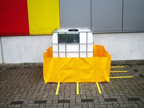 Enpac Filter Spill Pads, 2'x4'x3, Yellow, Low-profile, Spilltration® Pads, Lightweight, Foldable, Portable, UV Resistant, PVC with Absorbent Pad