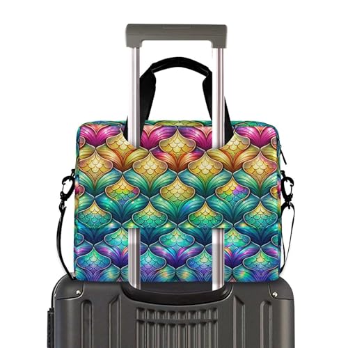 ALAZA Funda para Portátil Arcoíris Escamas Sirena 15.7" miniatura 3
