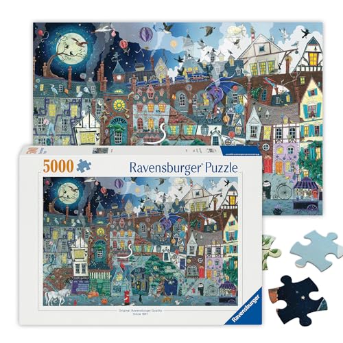 Ravensburger - Puzzle La Strada Fantastica, 5000 Pezzi, Idea regalo, per Lei o Lui, Puzzle Adulti