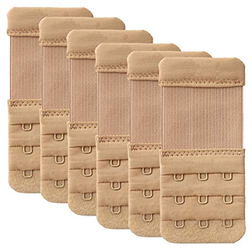 Image of Women Bra Extender 2 Hook Soft Elastic Bra Extension Extenders Pack of 3