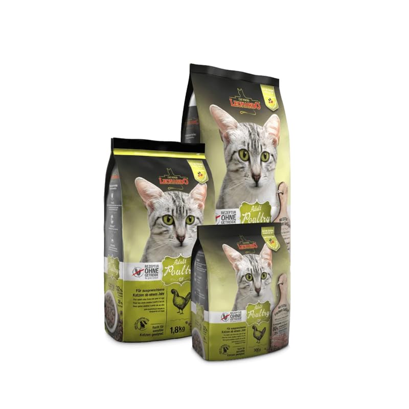 LEONARDO Adult GF Poultry | Doppelpack | 2 x 300 g | Trockenfutter
