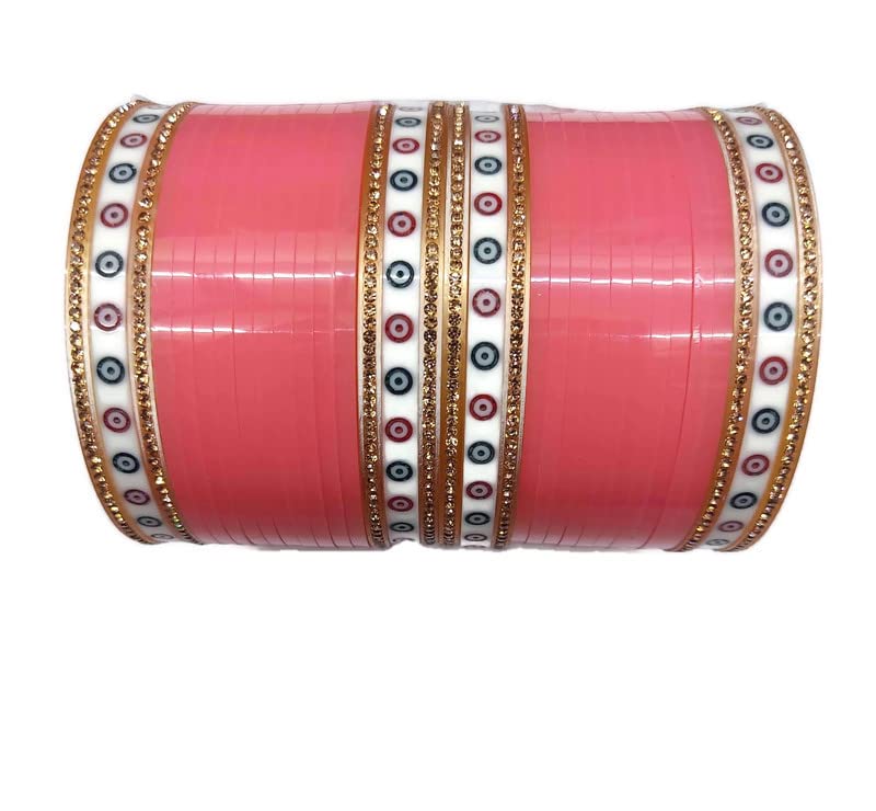 QELLON® Coloured Punjabi Chooda/choora/chuda SET/Braclets and bangles for women(32 bangles) (B0B1X3WXWV) Amazon Price History, Amazon Price Tracker