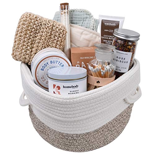 Spa Gift Basket Stay Home Spa EcoFriendly, SelfCare Gifts for Mom