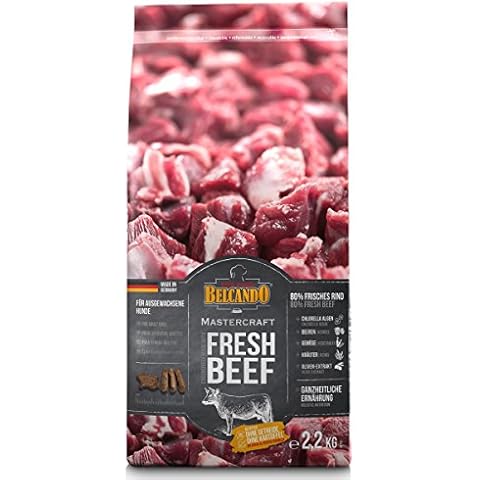 Belcando Mastercraft Fresh Beef Trockenfutter für Hunde | 80% Frischfleisch | Hundefutter getreidefrei mit Rind Cover