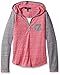 Derek Heart Big Girls' L/Slv Henley Hoody with Elbow Patches