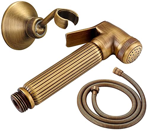 Rociador de bidé de latón para baño con manguera de ducha de agua fría