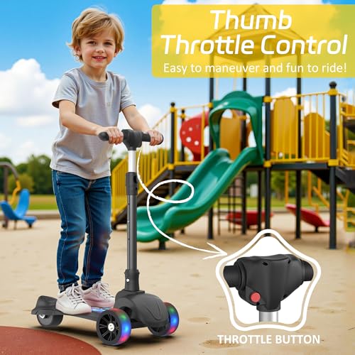 Image of VOLPAM C001 /C003 Electric Scooter for Kids, 80W /250W Motor, 5-10 Mph Safe Speed, Long Range 10 /5Miles