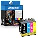 Produktbild NINETEC NT5-1305 4er Set Patronen kompatibel mit Epson T1301 T1302 T1303 T1304 | Für Epson Stylus Office B 42 525 630 BX 525 WD BX 535 WD BX 935 FWD BX SX 535 WD SX 620 FW WF-3500 Series WF-3520 DWF