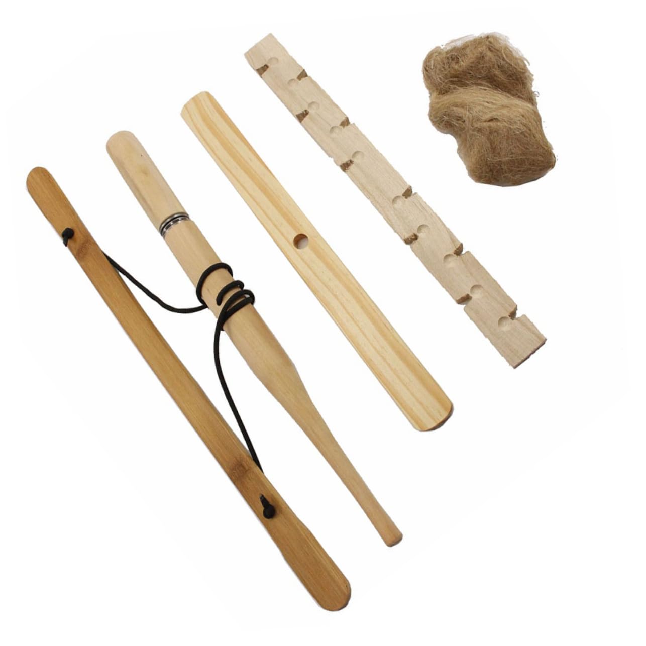 BIUDECO 1Set Portable Fire Drill Kit Outdoor Fire Tool for Camping Simple Operation Reliable Fire Starter Versatile Drill Fire Starter for Survival Suitable for Single Double