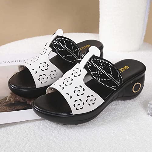 Women's Orthopedic Sandals With Arch Support Dressy Sandals Summer Cut-Out Walking Athletic Slippers For Mother #TOP4