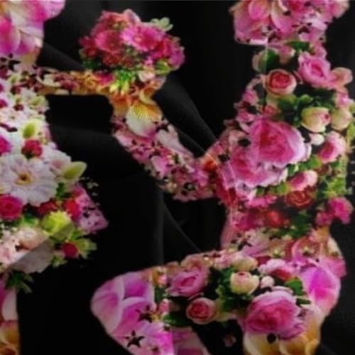 Parure de lit hypoallergenic 135x200cm couette 3D fleurs - 7