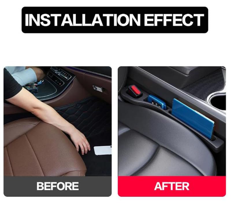 OAKENCREST 2 Pièces Replissage De Siège Intérieur, Car Seat Gap Filler Universel, Gap Filler