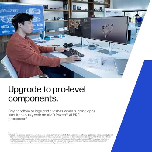 Image of HP ZBook 8 G1ak Mobile Workstation AI Laptop (14 inch FHD+, AMD Ryzen AI 7 PRO 350 (> Ultra 7 155H), 32GB RAM, 1TB SSD) for Engineer, 50 TOPS NPU, WIFI 7, Thunderbolt 4, Win 11 Pro (Next Gen Zbook Power)