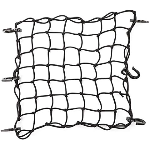 CZC AUTO Black Latex Bungee Cargo Net Cover