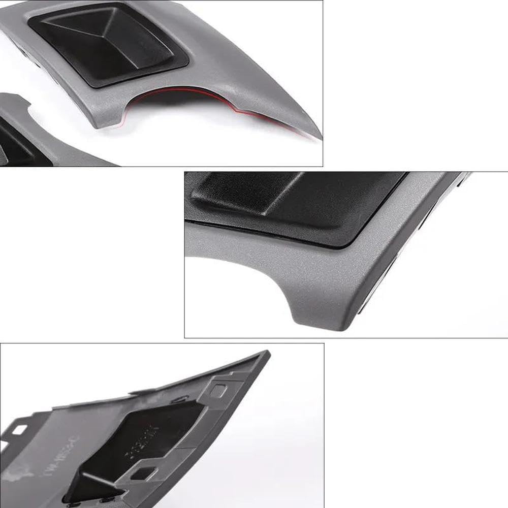 Spare Parts For Land Rover Discovery 5 S SE HSE LR5 L462 2017 2018 Car Accessories Tail Throat Exhaust Plate Protection Cover Trim(Gray black)