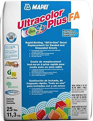 MAPEI 25LB ULTRACOLOR Plus FA - All in ONE Grout (RAIN (25LB Bag))
