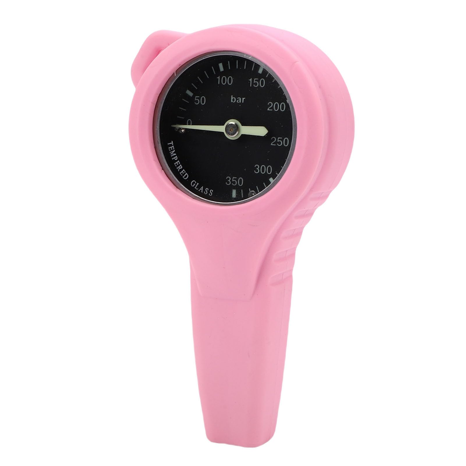 Changor Manometro Luminoso per Immersioni Subacquee Misuratore Affidabile per la Misurazione Subacquea di Sicurezza e Precisione 1 Immersione per Subacquei di Tutti i Livelli Acciaio/ (Rosa)