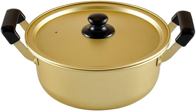 Toyomi-an RA-9702 Two-Handled Pot, Aluminum Pot, 10.2 inches (26 cm), For Gas Stoves Only